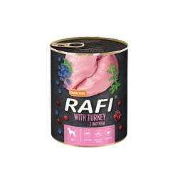 Rafi Dog Πατέ με Γαλοπούλα, Μύρτιλο & Κράνμπερι 400gr