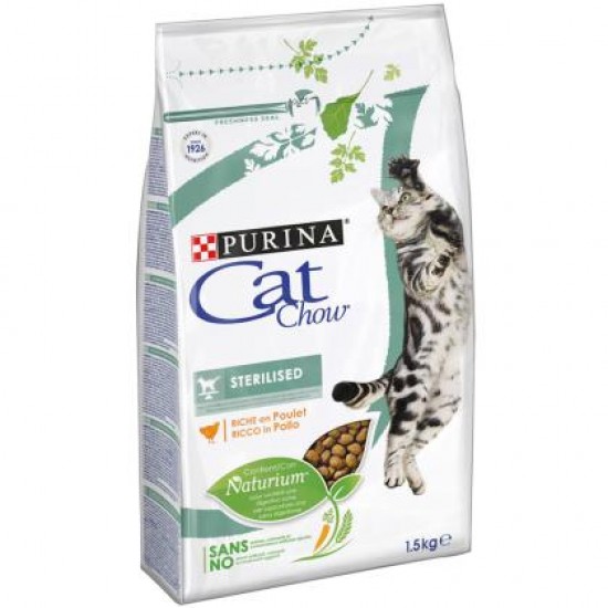 Tonus Cat Chow Sterilised Κοτόπουλο 1,5kg