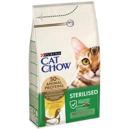 Tonus Cat Chow Sterilised Κοτόπουλο 1,5kg