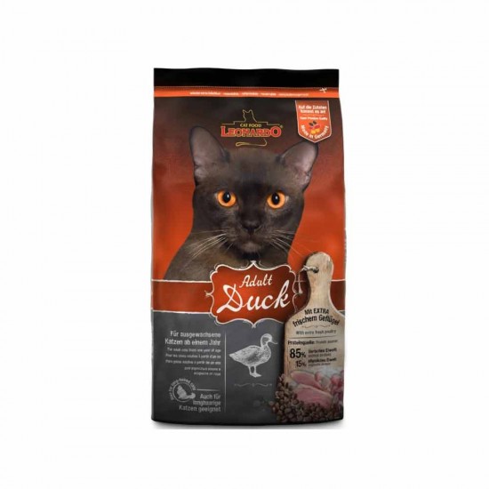 Leonardo Adult Cat με Πάπια 7.5kg