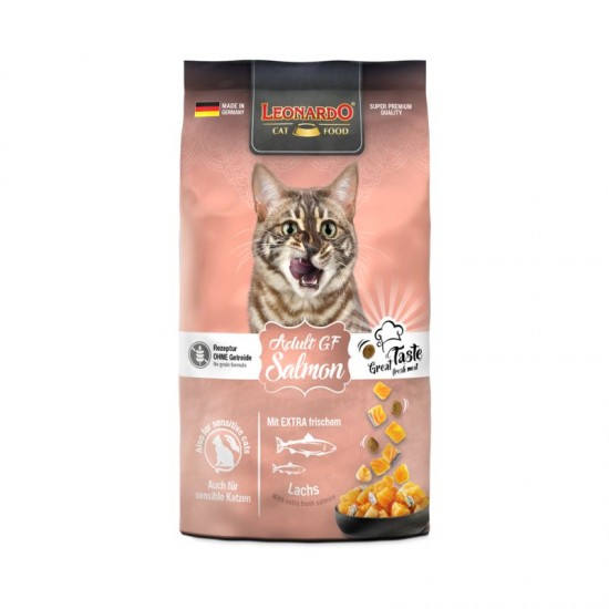 Leonardo Adult Grain Free με Σολομό 7,5kg