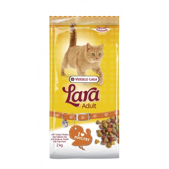 ΤΡΟΦΗ ΓΑΤΑΣ LARA ADULT ΓΑΛΟΠΟΥΛΑ & ΚΟΤΟΠΟΥΛΟ 2KG